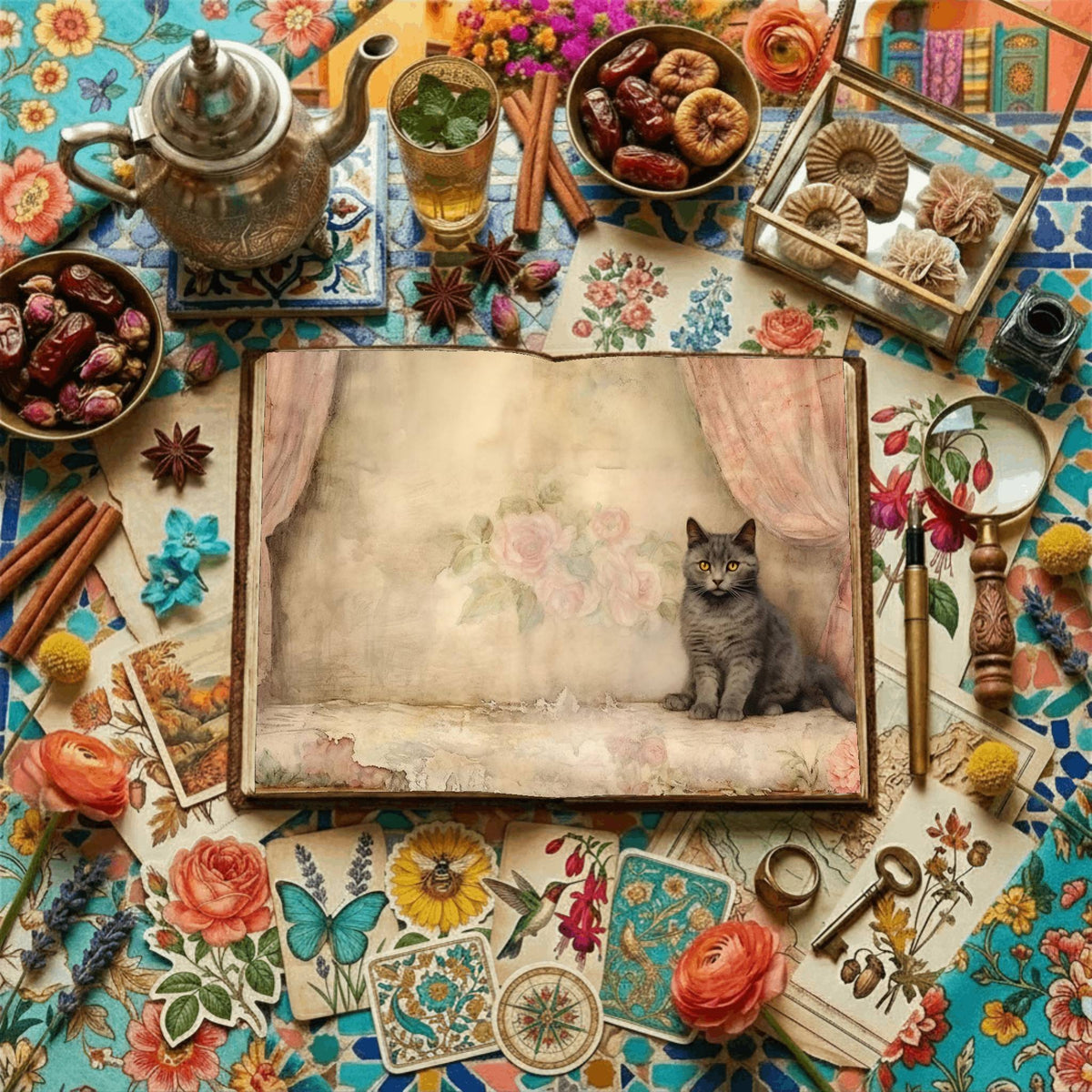 Grey Cat Digital Papers