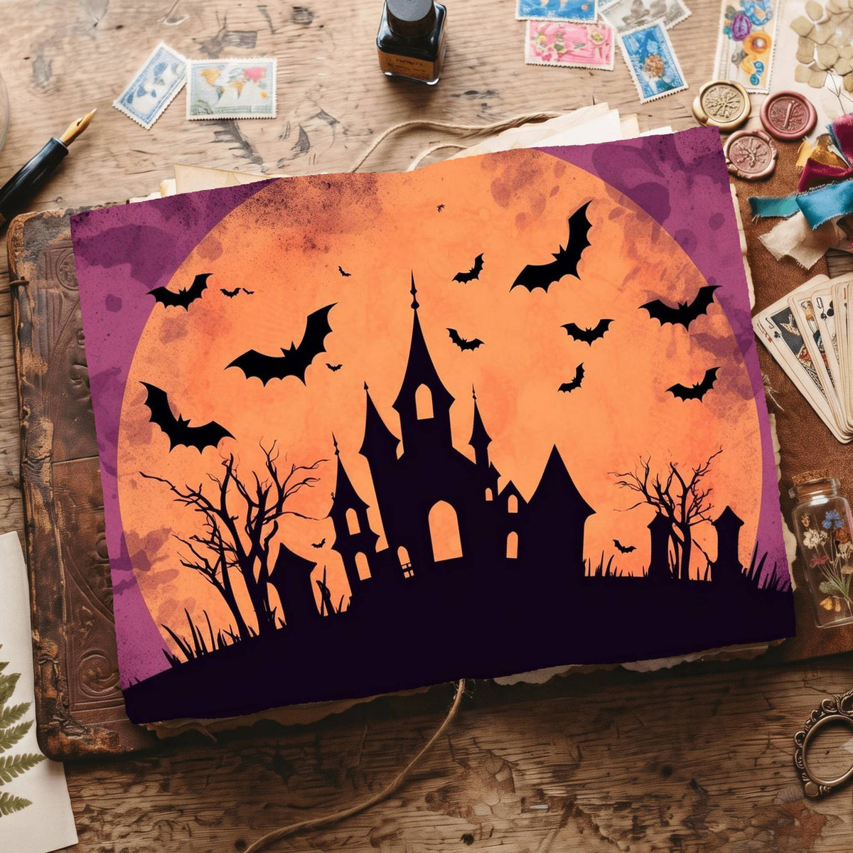 Halloween Digital Papers