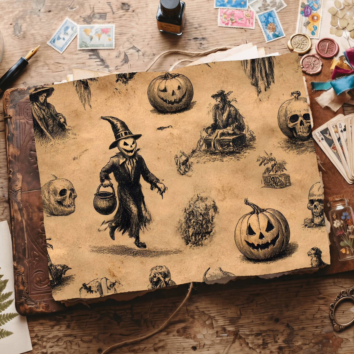 Halloween Digital Papers