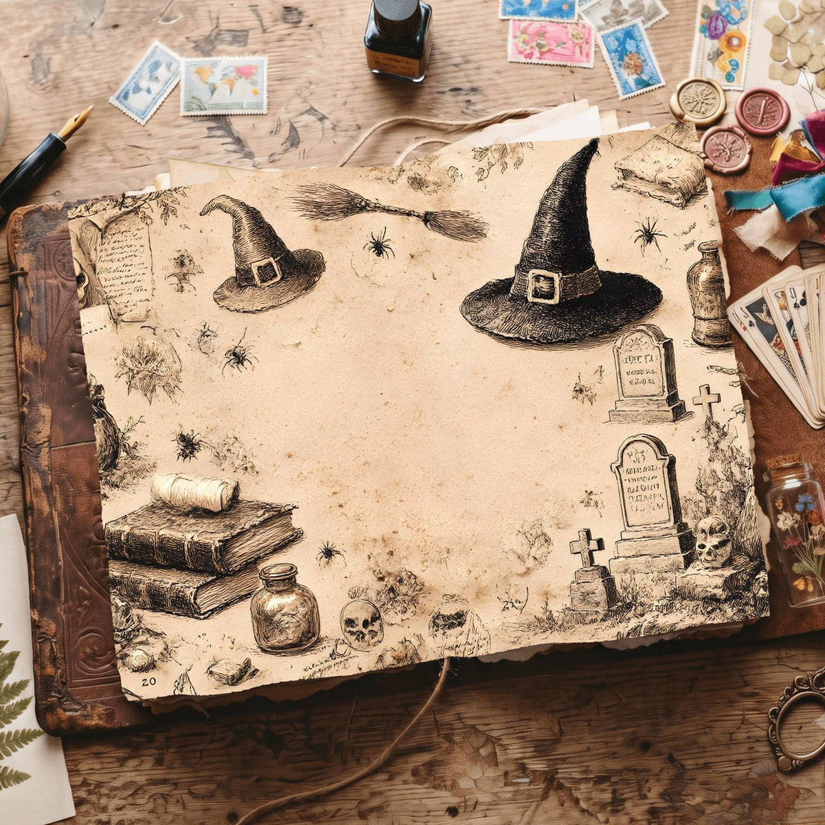 Halloween Digital Papers