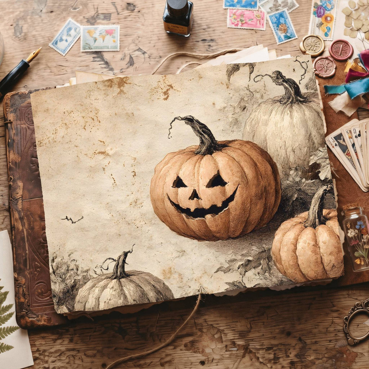 Halloween Digital Papers