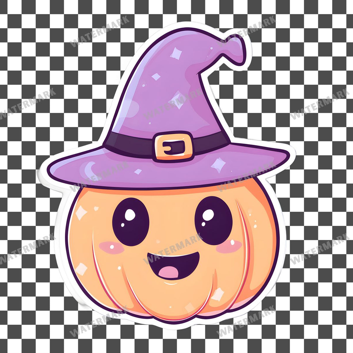 Halloween Kawaii Style Clipart Pngs