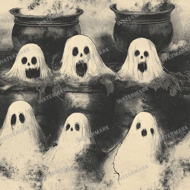 Halloween Seamless Pattern
