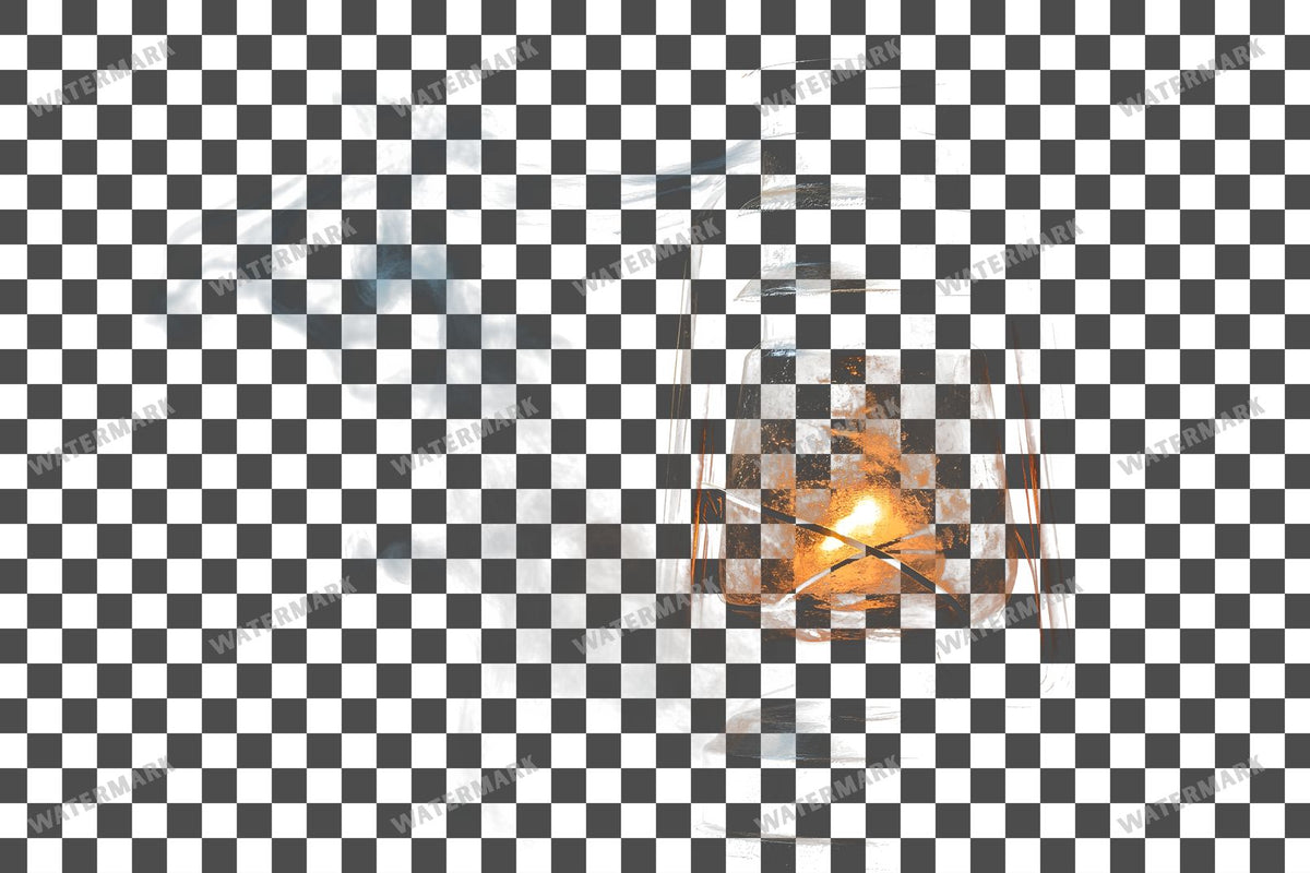 Haunted Lantern Transparent Overlay Pngs