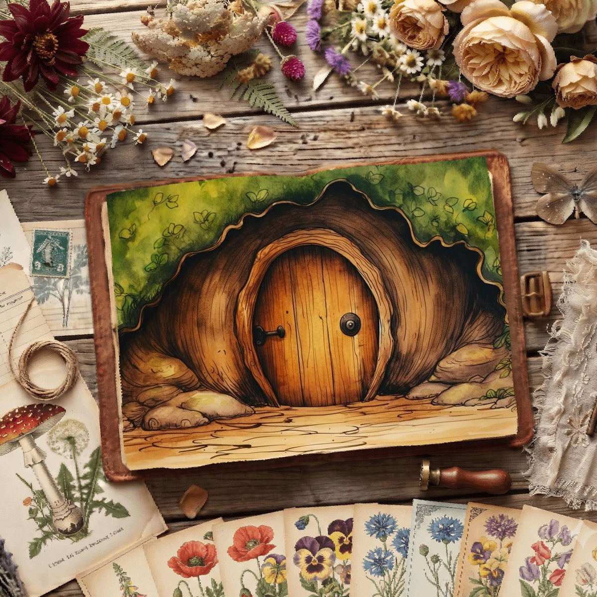 Hobbit Door Digital Papers