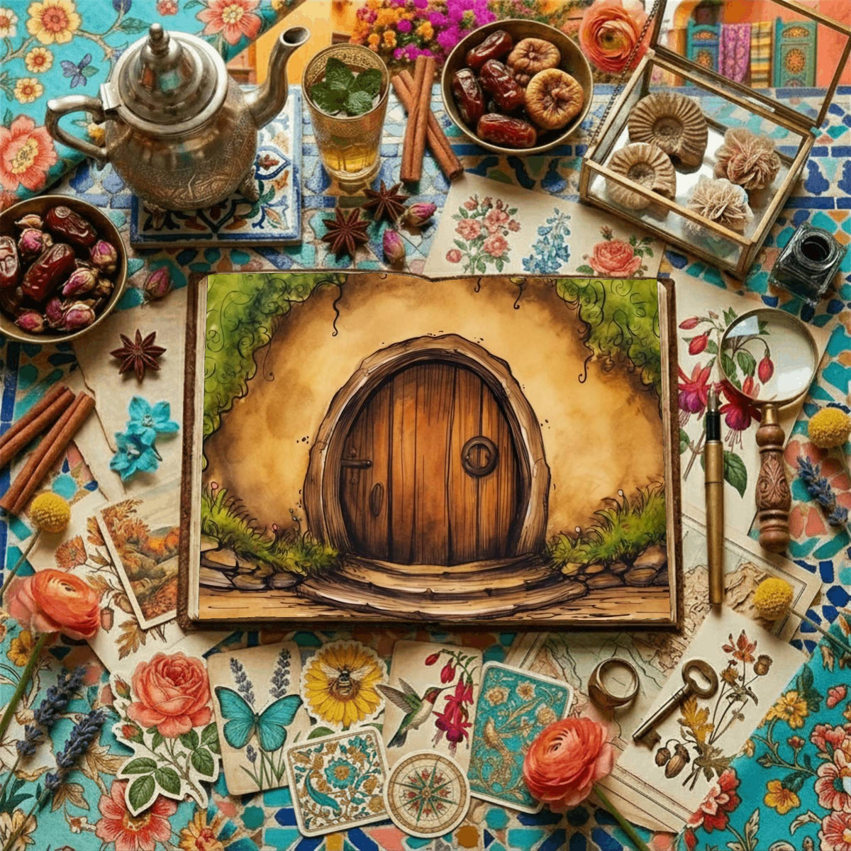 Hobbit Door Digital Papers