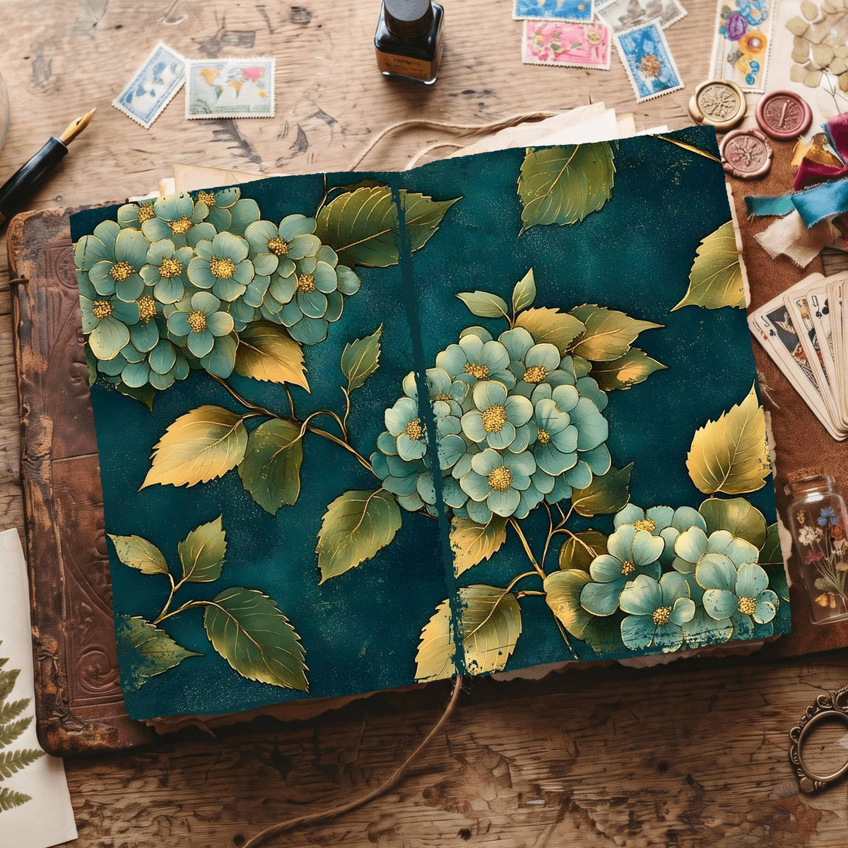 Hydrangea Digital Papers