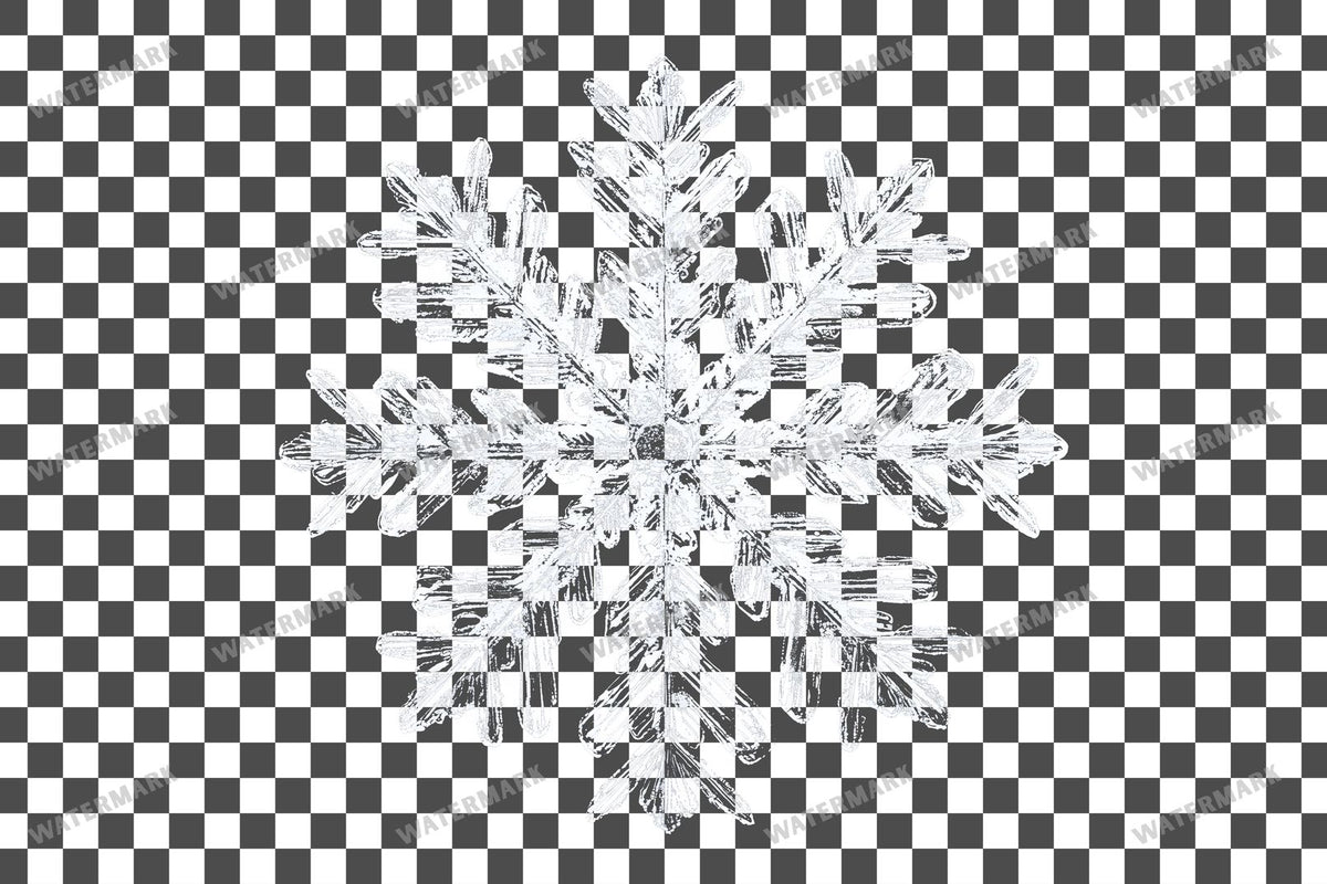 Large Snowflake Transparent Overlay Pngs