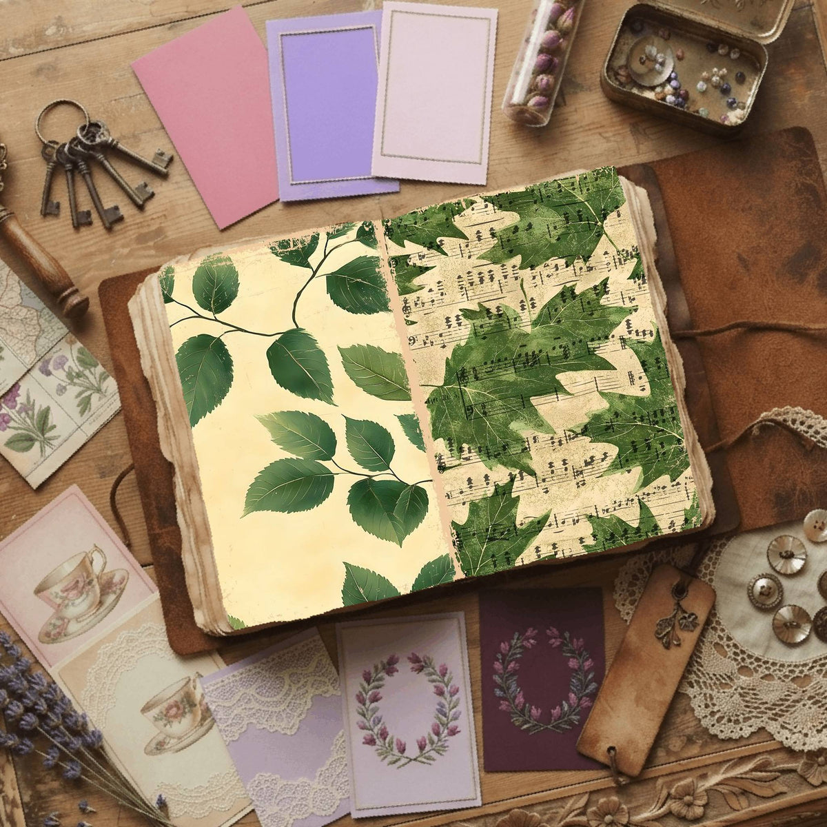 Leafy Digital Papers