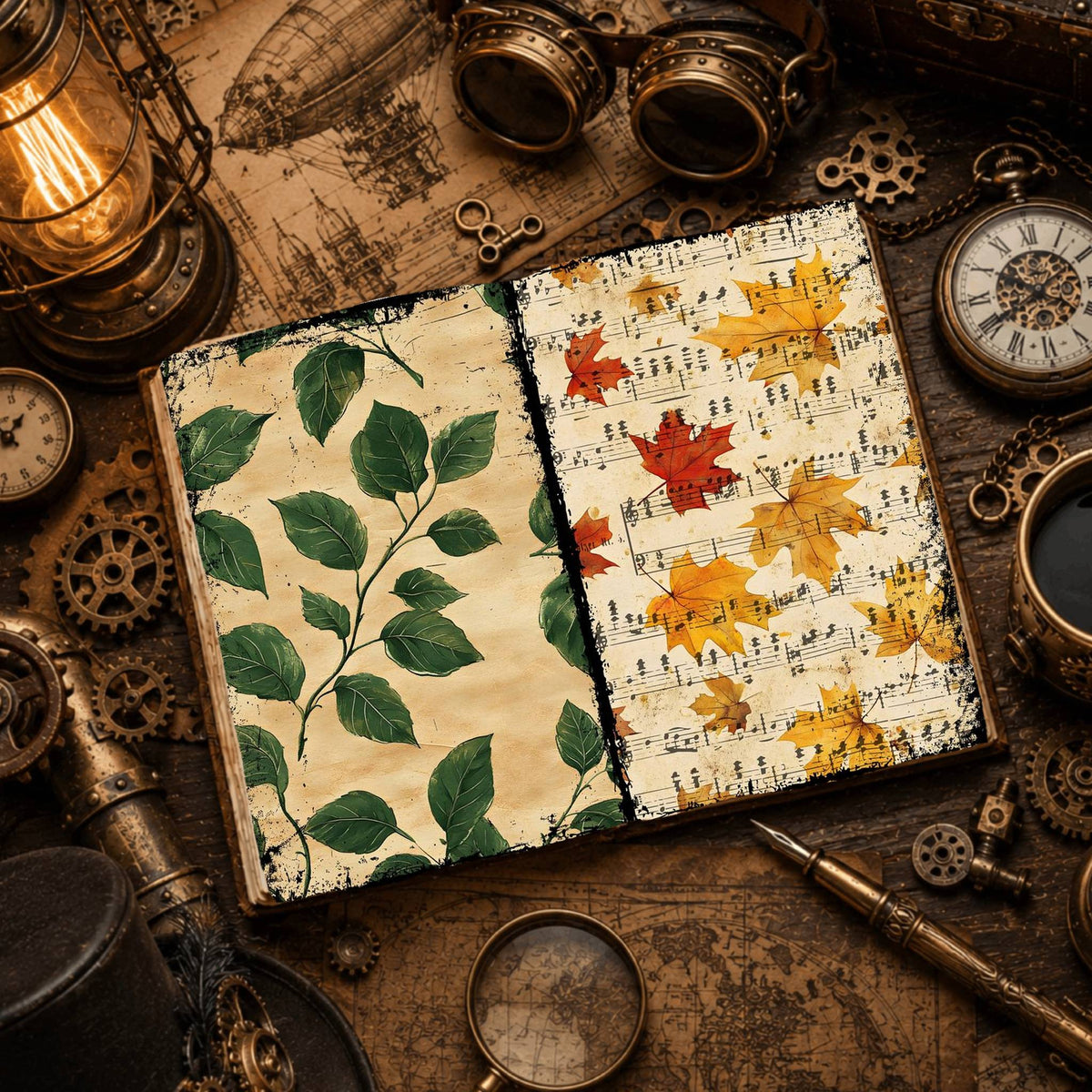 Leafy Digital Papers