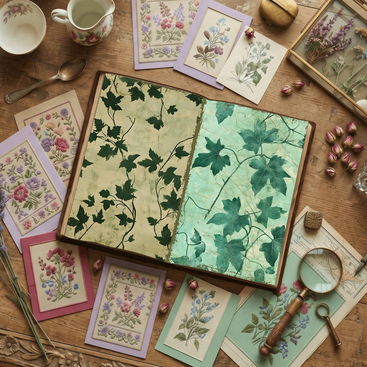 Leaves Digital Papers