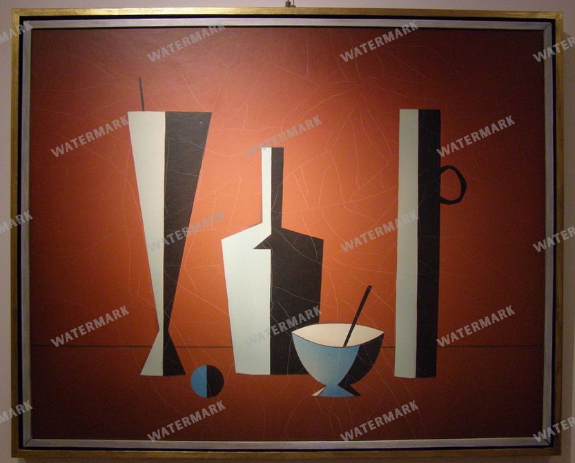 Martin Benka Beside Woodcutters 1940S Vintage Paintings