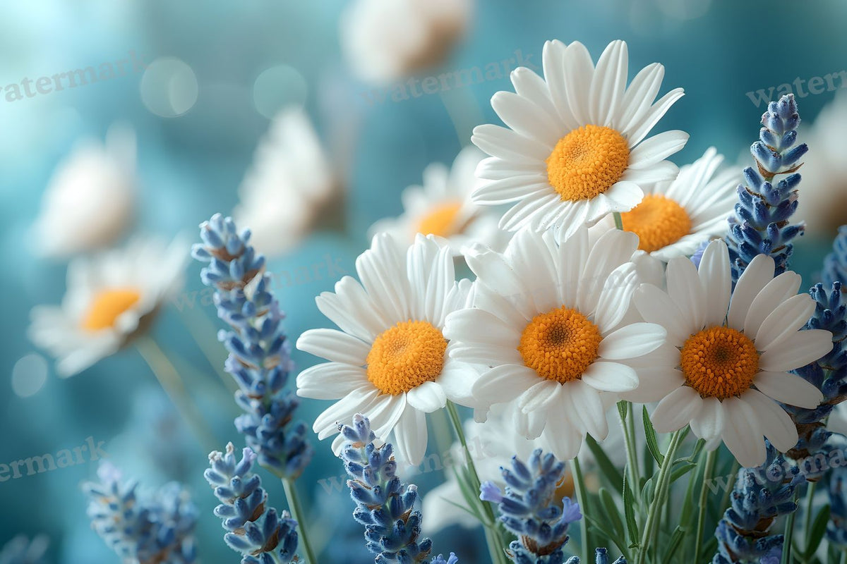 Meadow Dreamscape digital photo backdrop for photo editing, preview 4