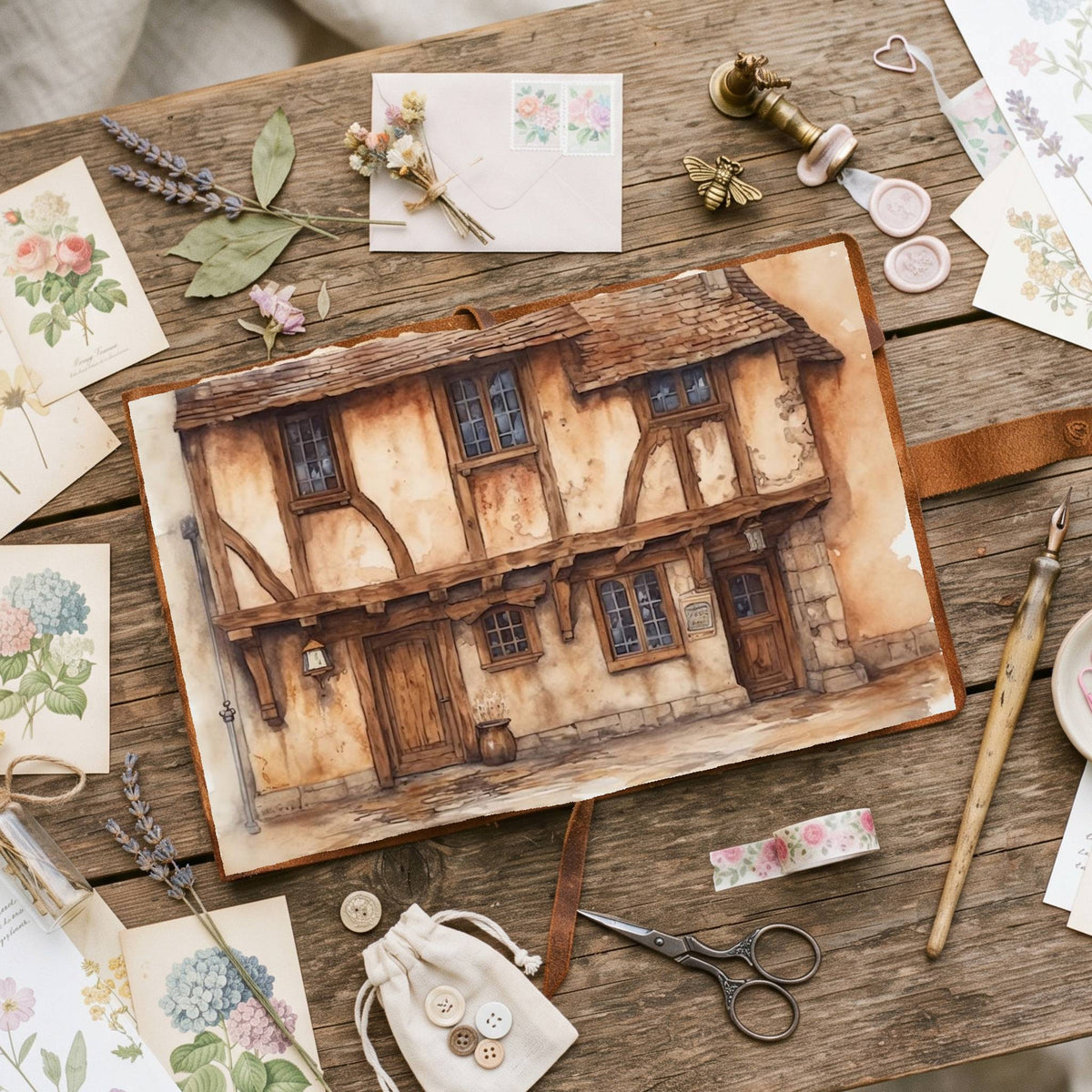 Medieval House Digital Papers
