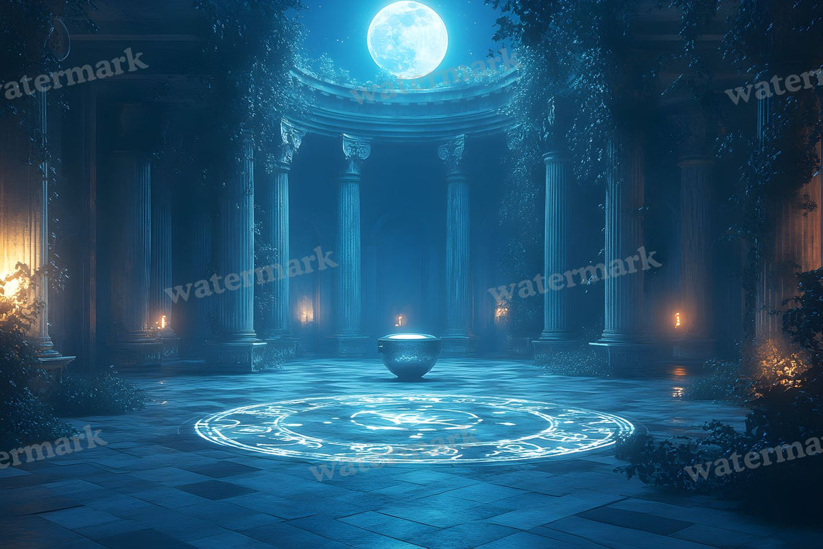 Moonlit Ritual Backdrop Images