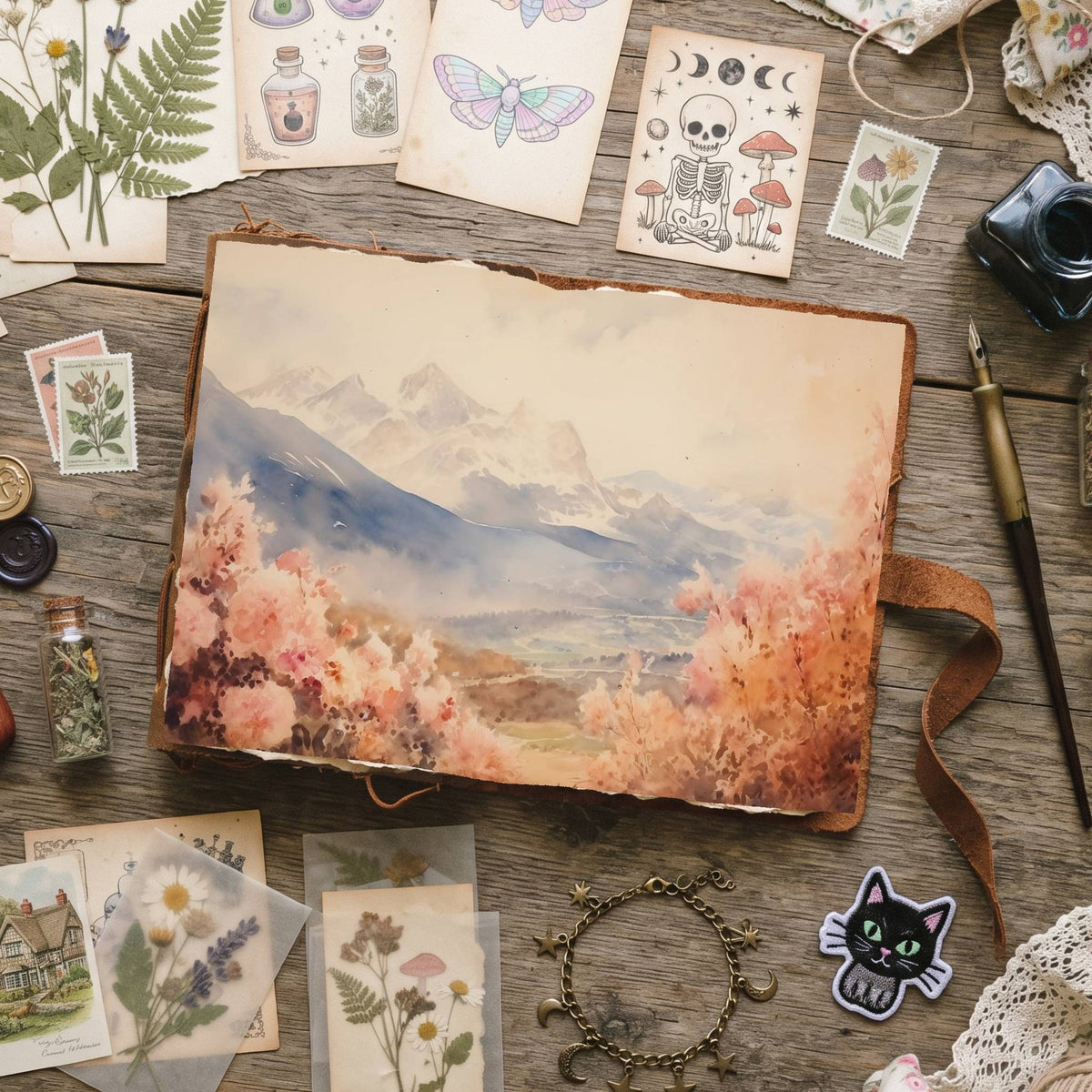 Mountain Peaks Digital Papers