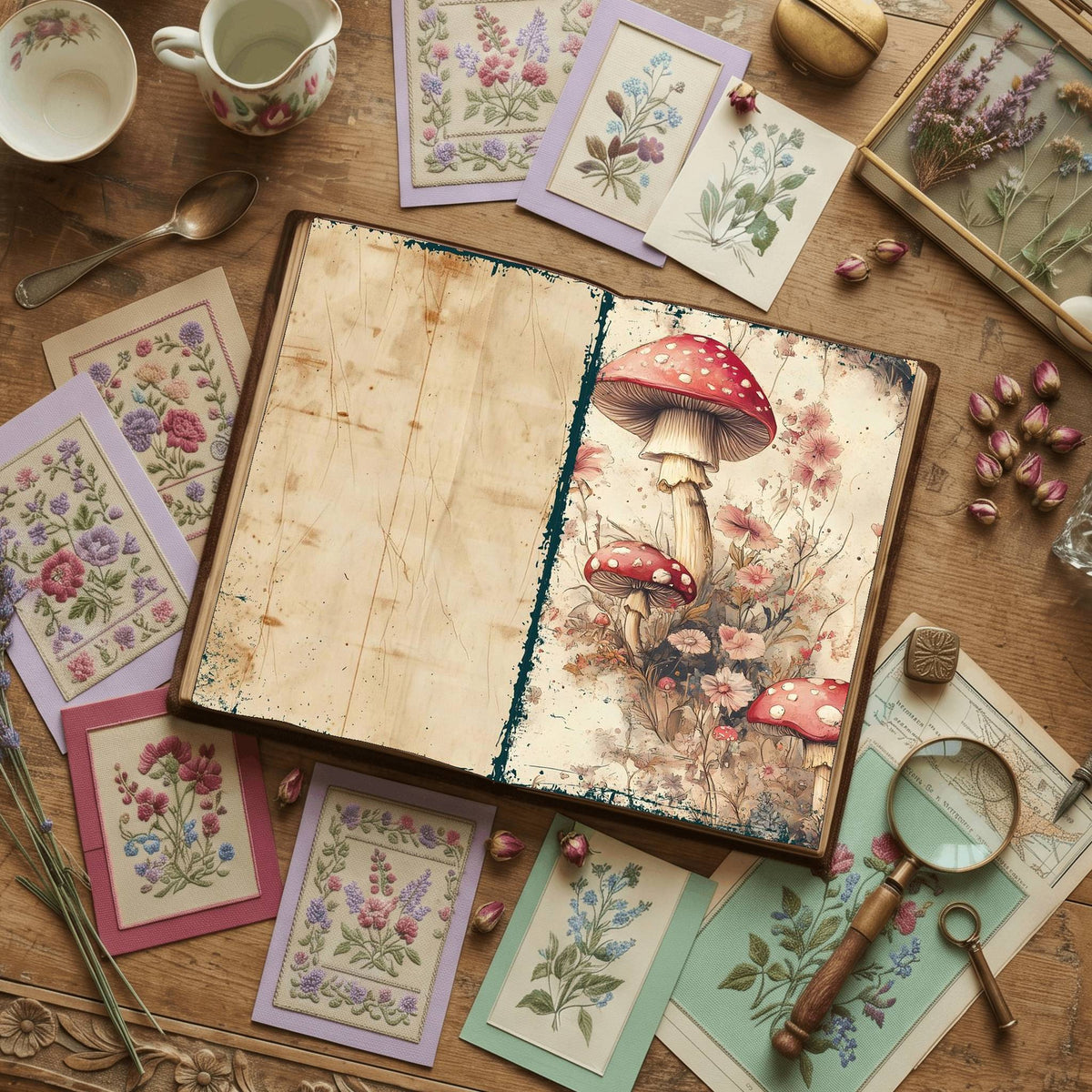 Mushroom Digital Papers
