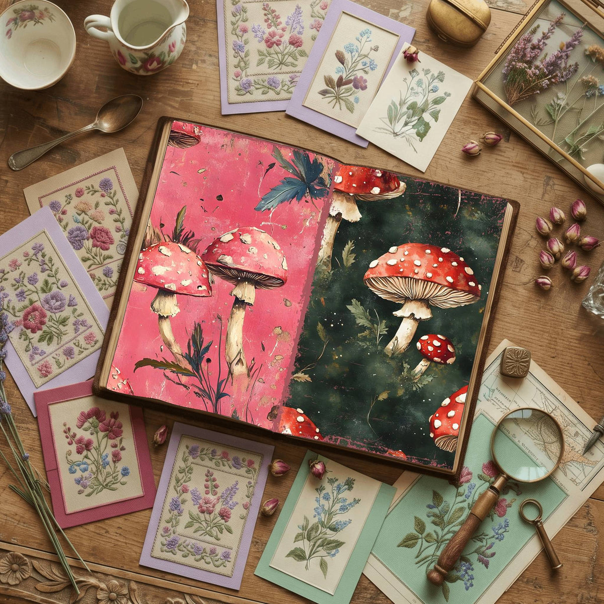 Mushroom Digital Papers