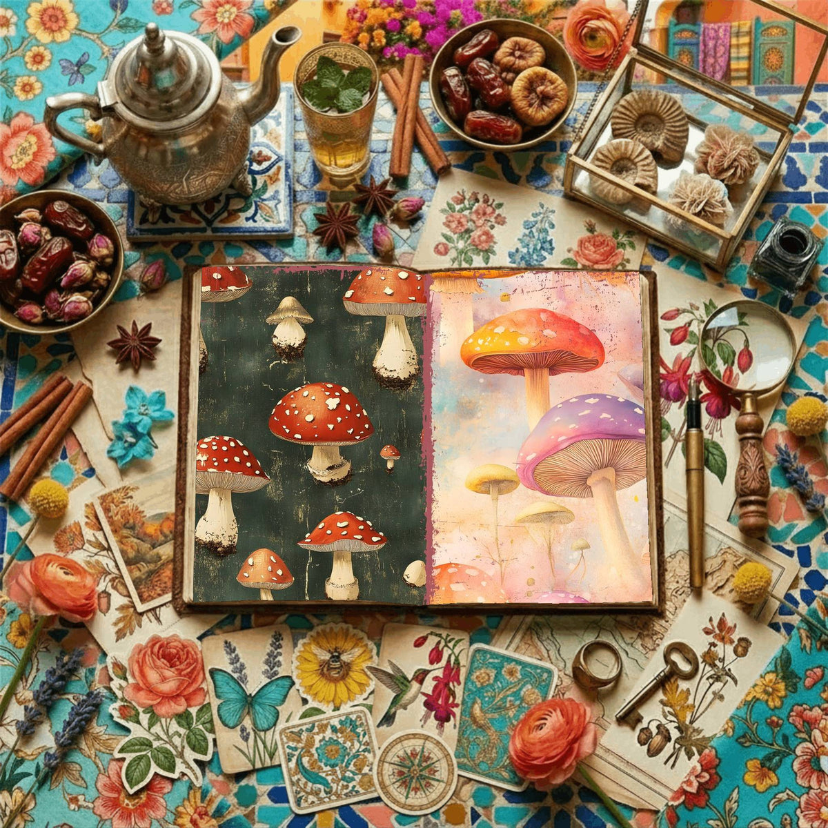 Mushroom Digital Papers