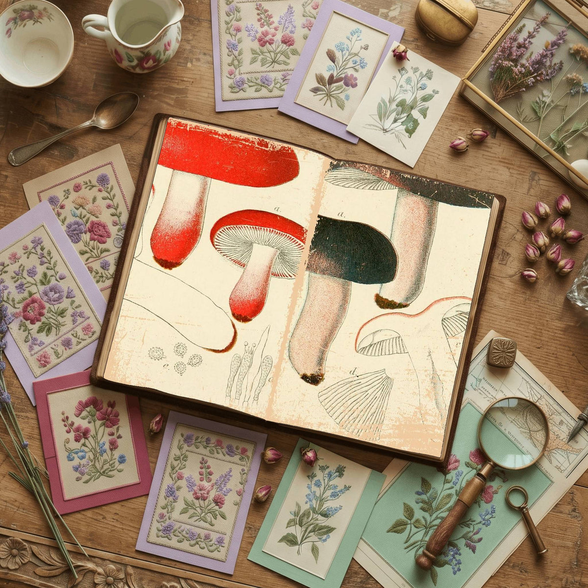 Mushroom Digital Papers