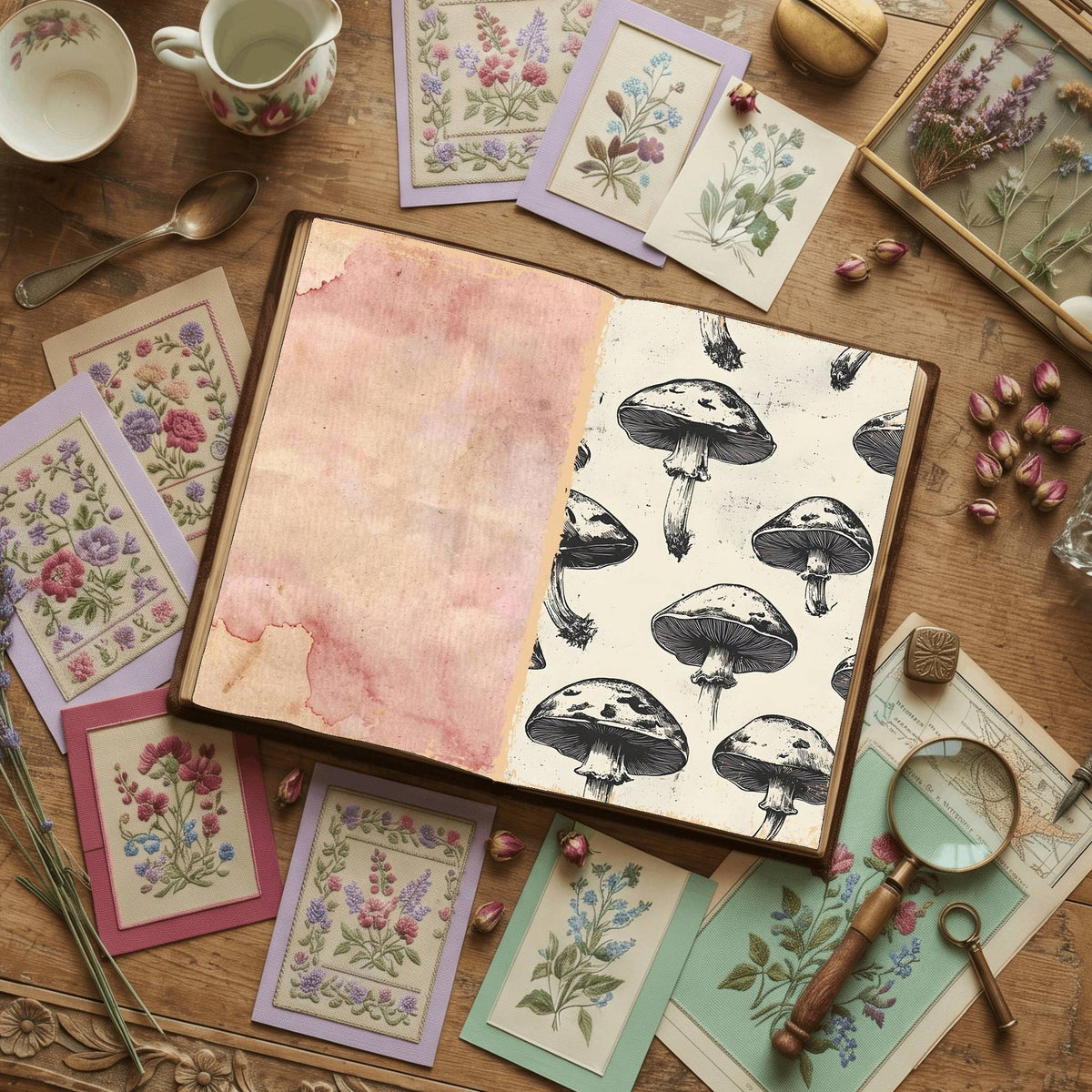 Mushroom Digital Papers