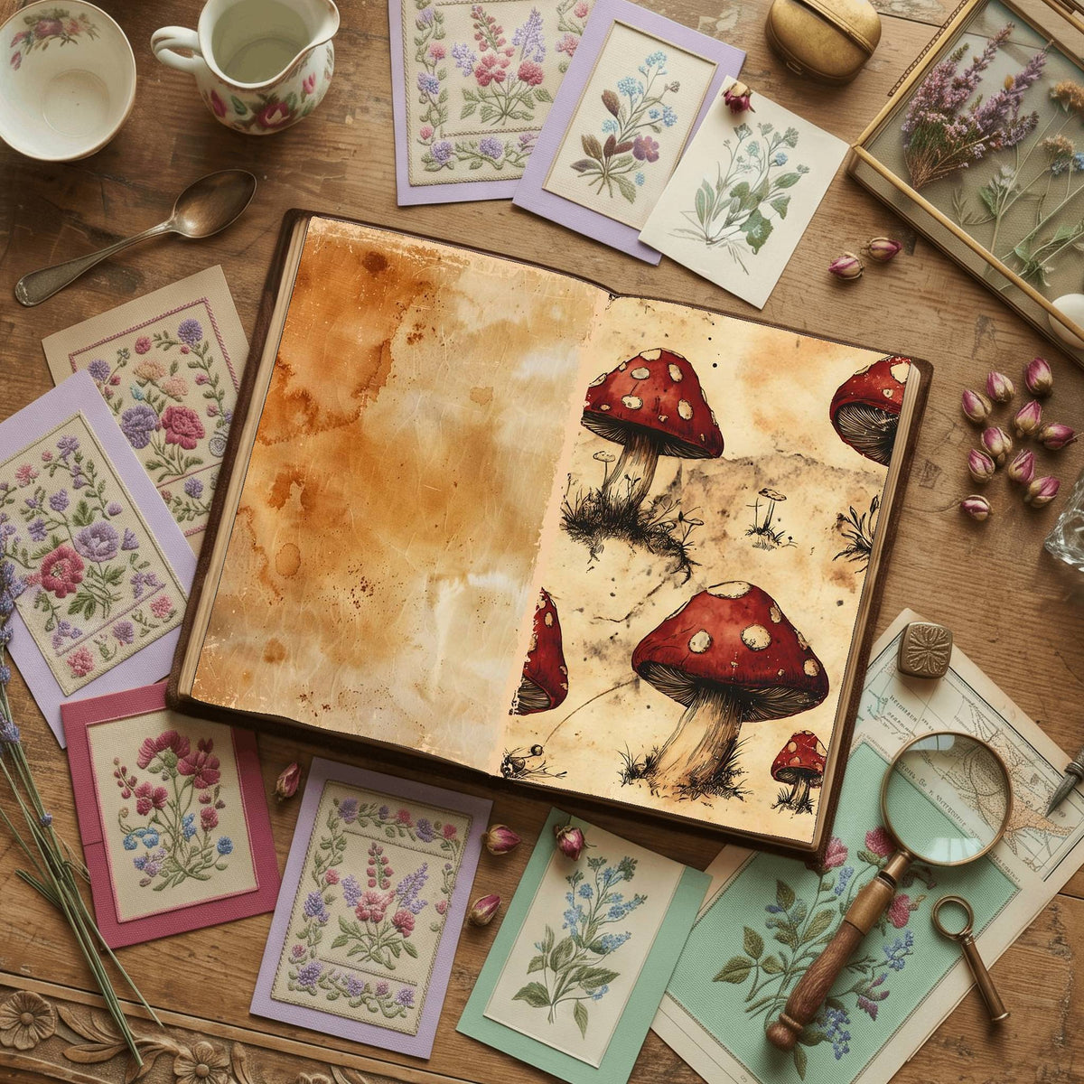 Mushroom Digital Papers