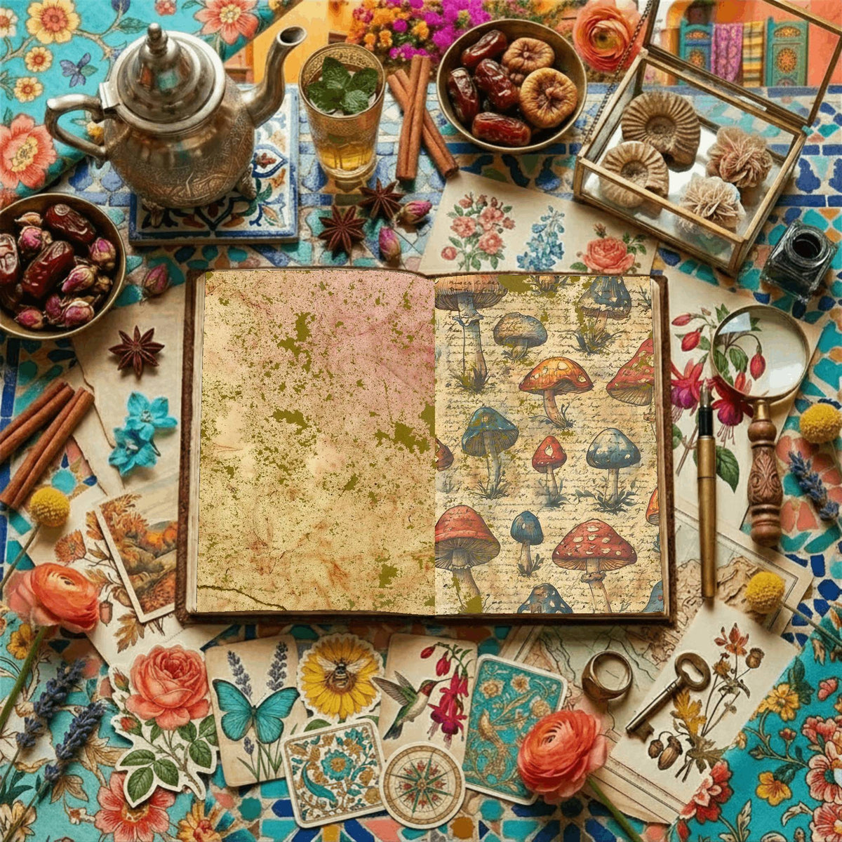 Mushroom Digital Papers