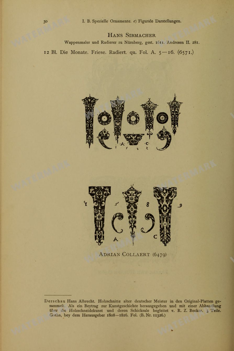 Ornament Book Vintage Prints