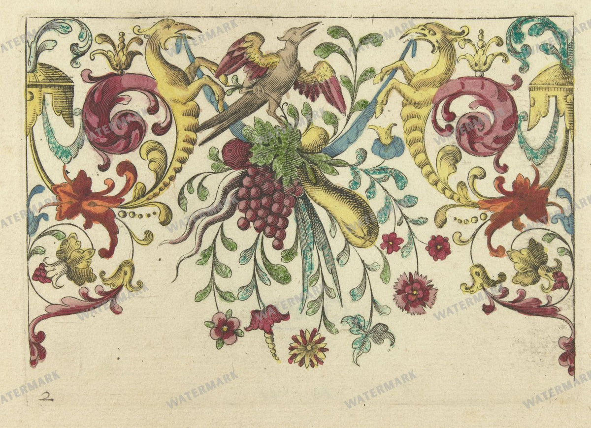 Patterns & Textiles Vintage Paintings