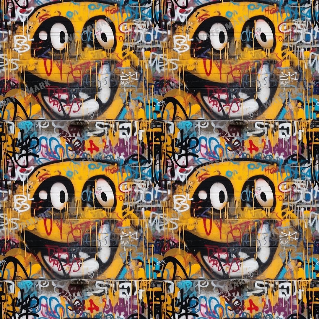 Smileys Seamless Pattern
