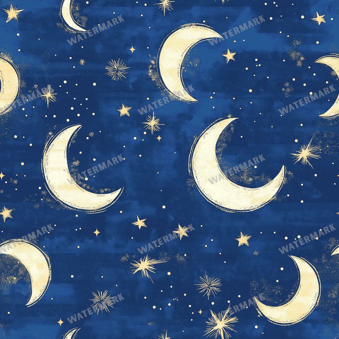 Space And Celestial Seamless Pattern