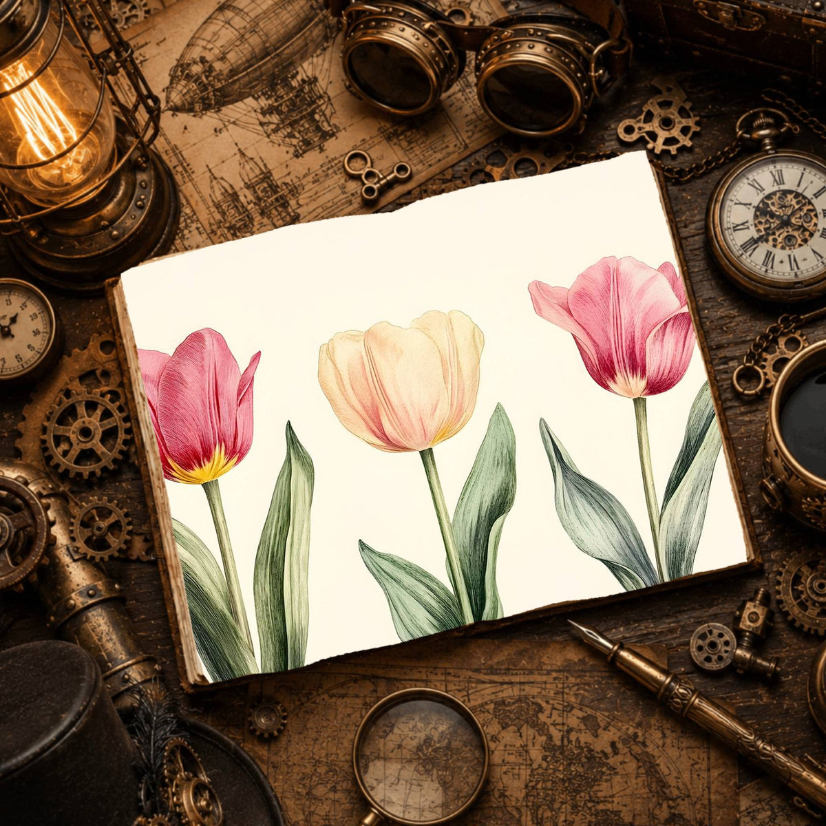 Tulips Digital Papers