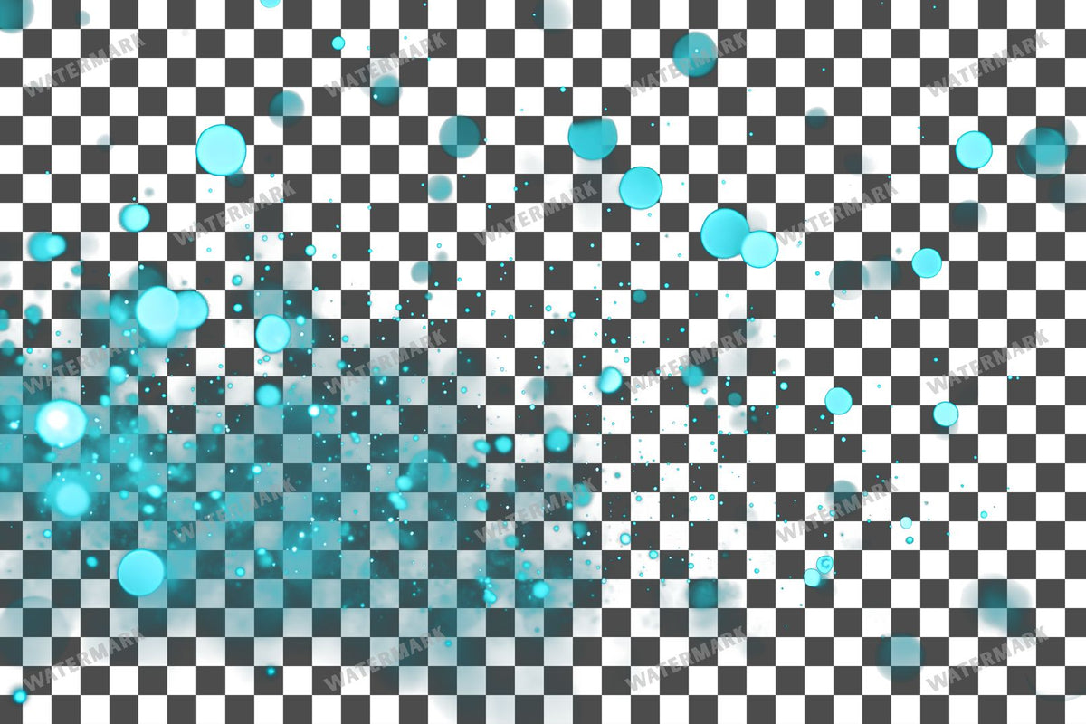 Turquoise Light Transparent Overlay Pngs