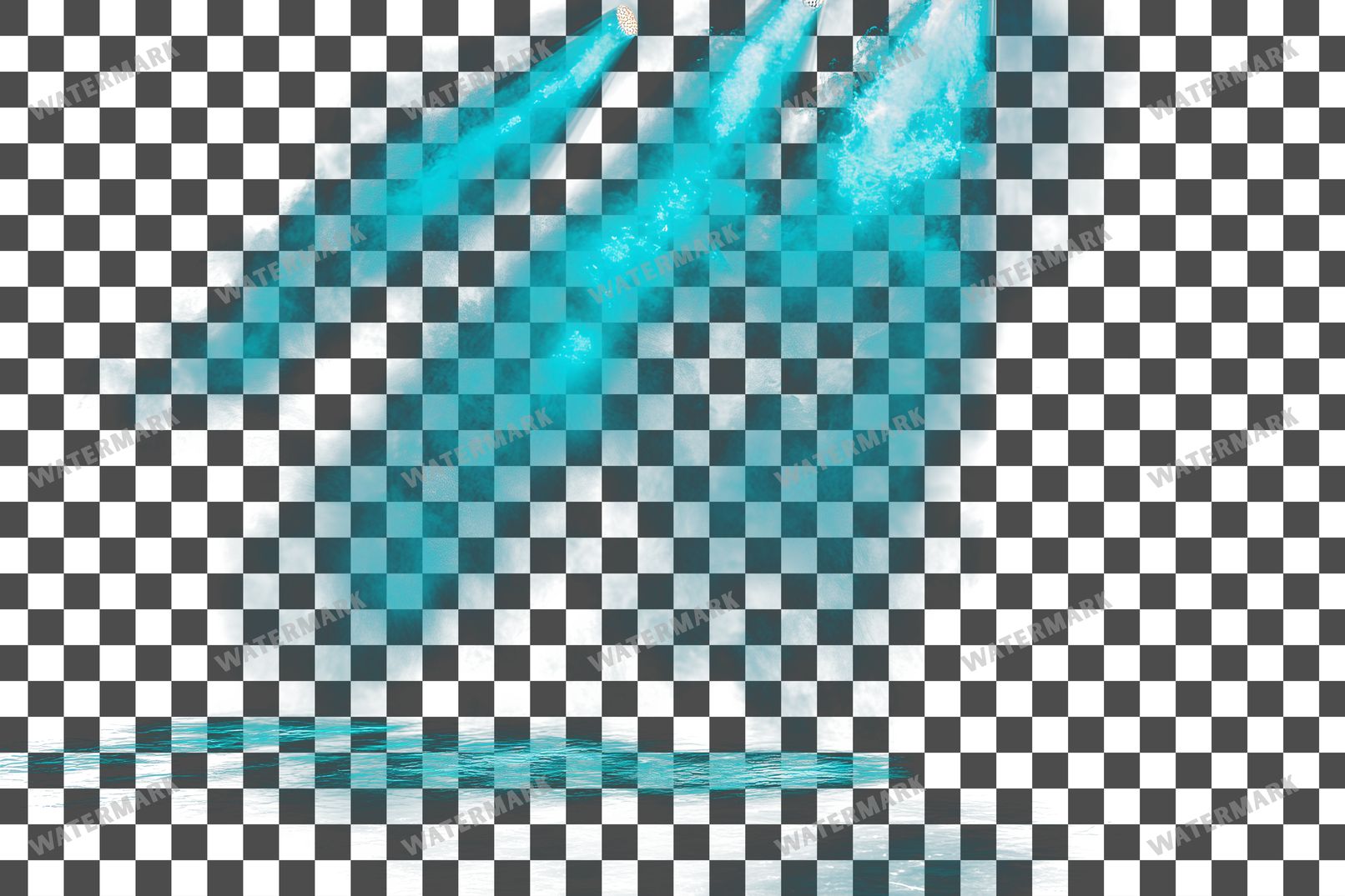 Turquoise Lighting Dramatic Shadow Transparent Overlay Pngs