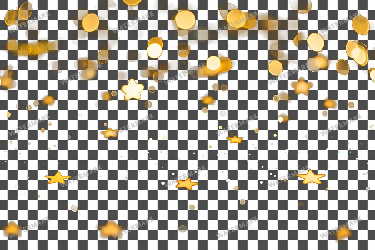 Twinkling Stars Transparent Overlay Pngs