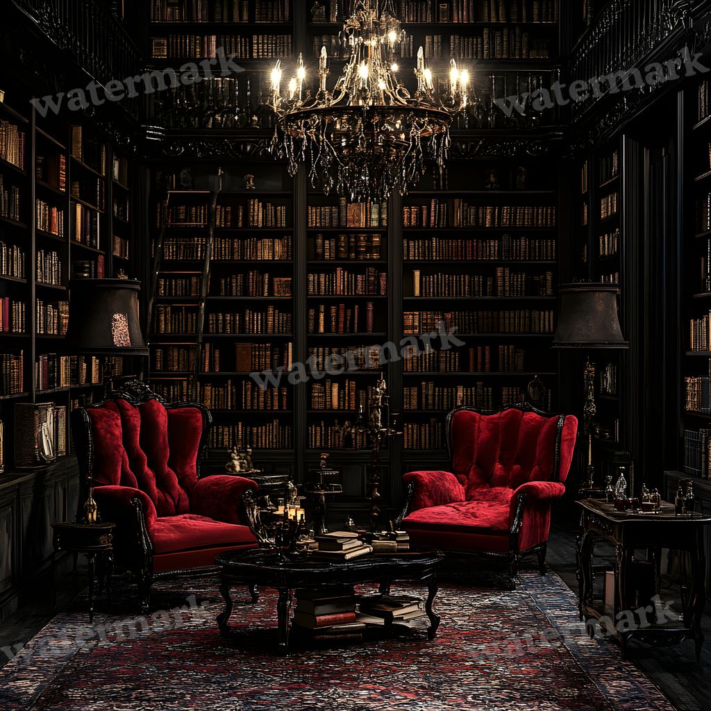 Vampire Library Backdrop Images