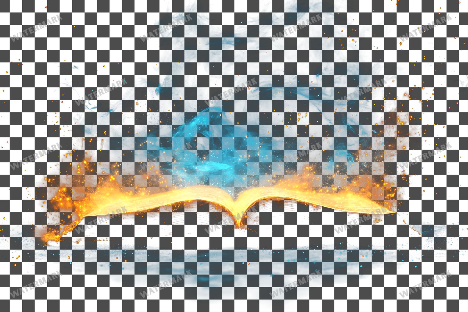 Vibrant Witchs Book Transparent Overlay Pngs