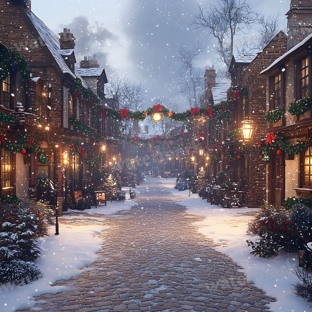 Victorian Christmas Backdrop Images