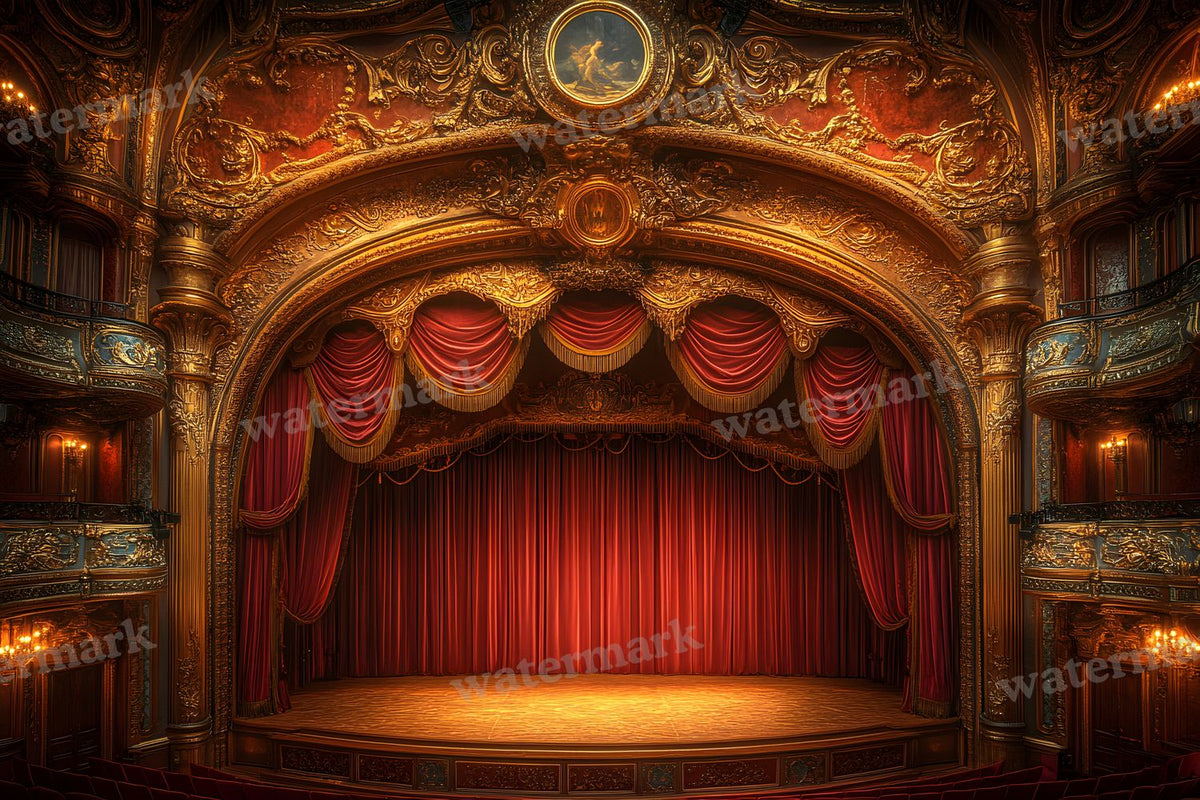 Victorian Opera Stage Backdrop Images