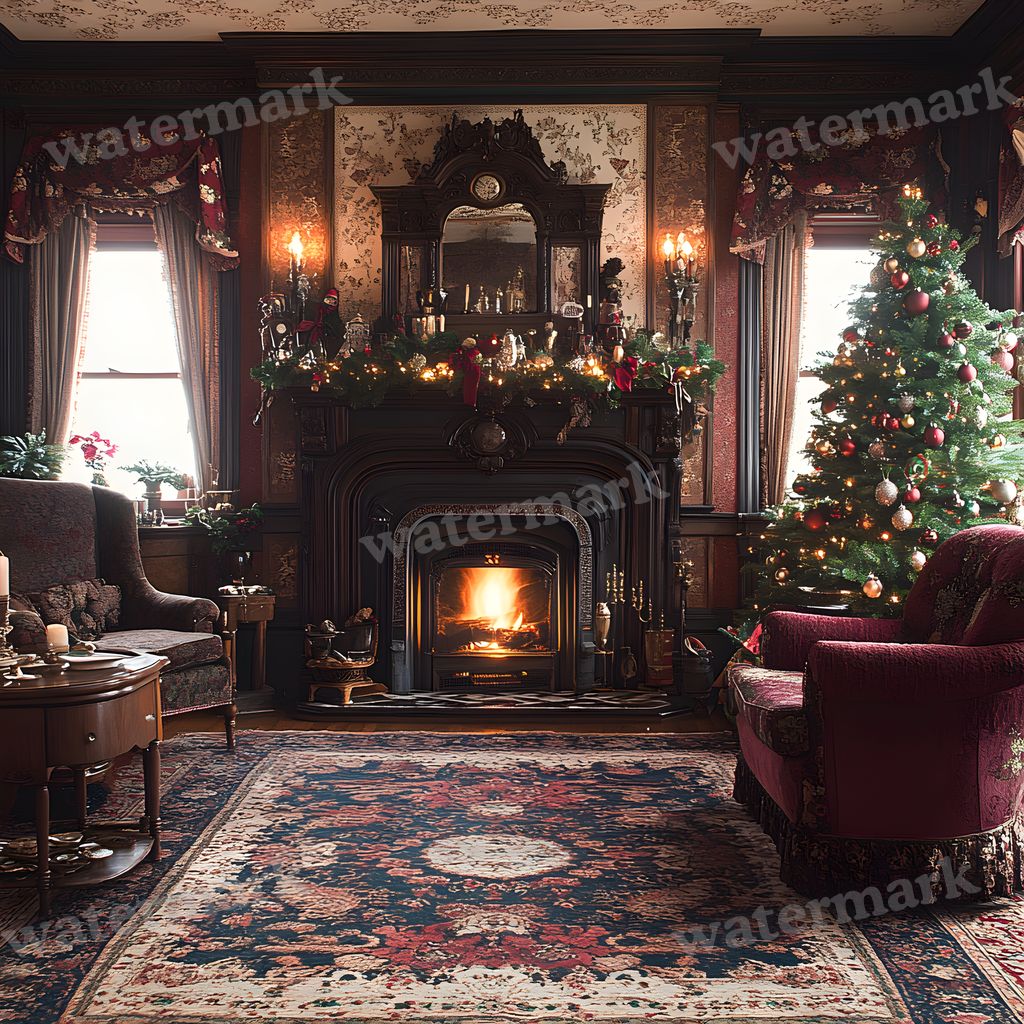 Victorian Winter Backdrop Images