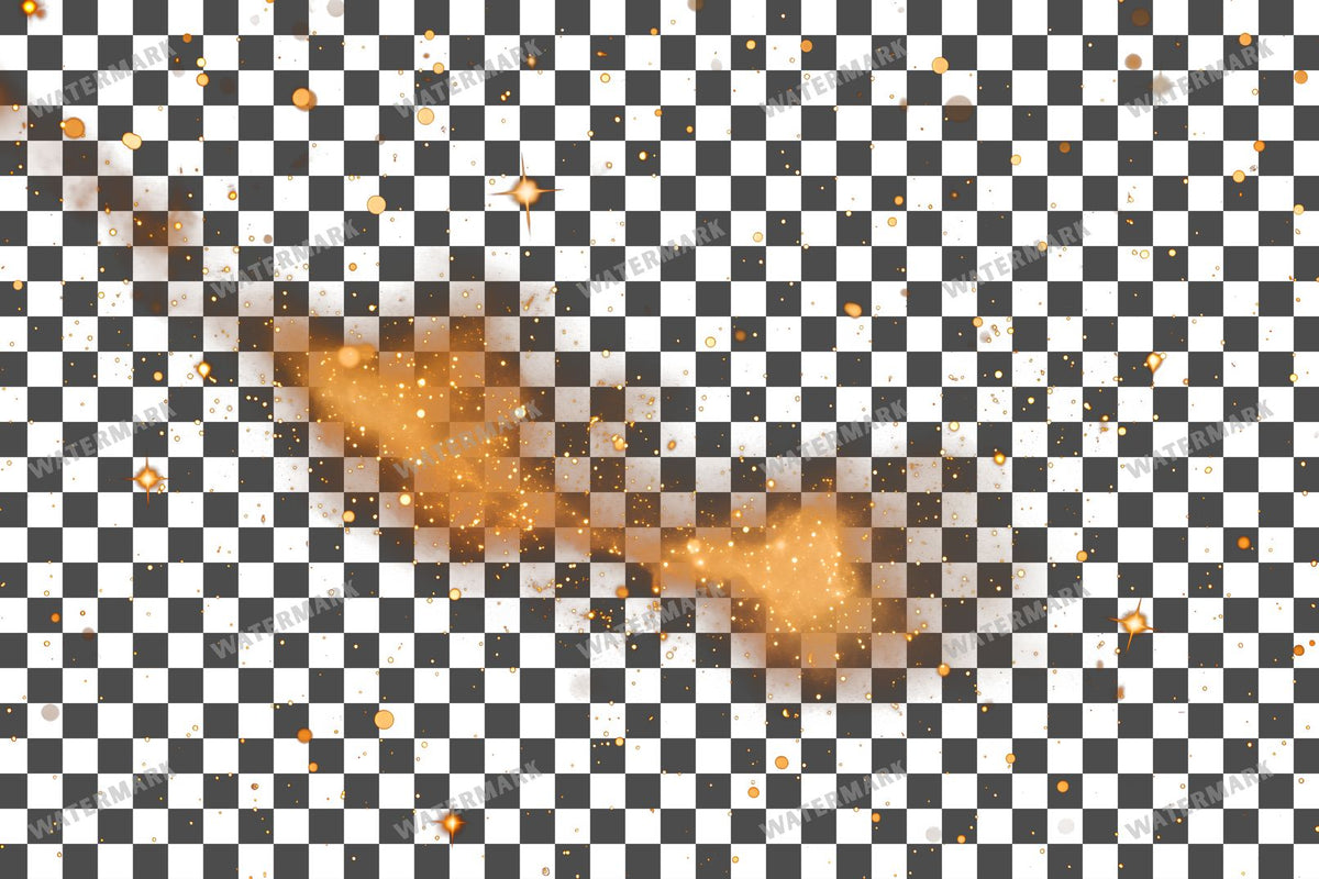 Warm Starry Night Transparent Overlay Pngs