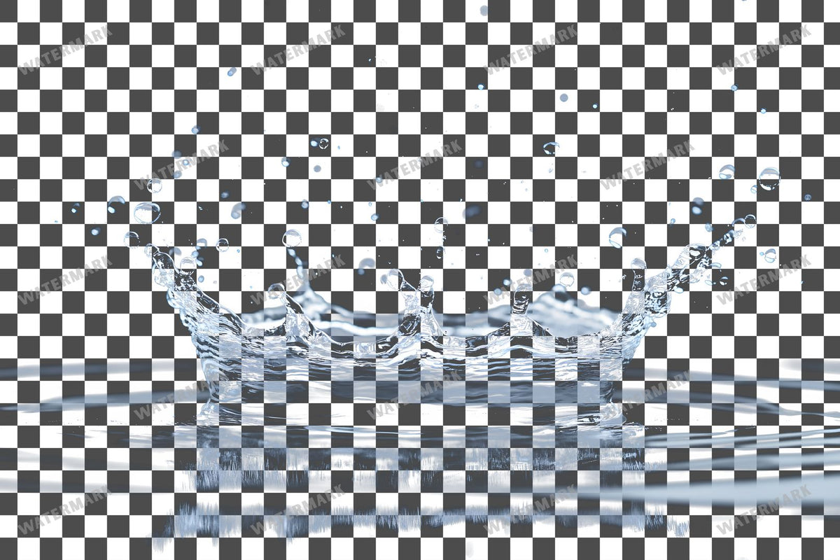 Water Splash Transparent Overlay Pngs