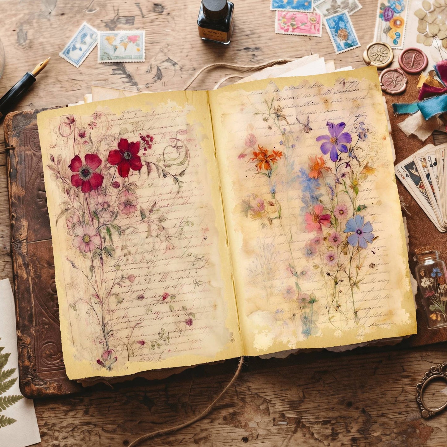 Wildflowers Digital Papers