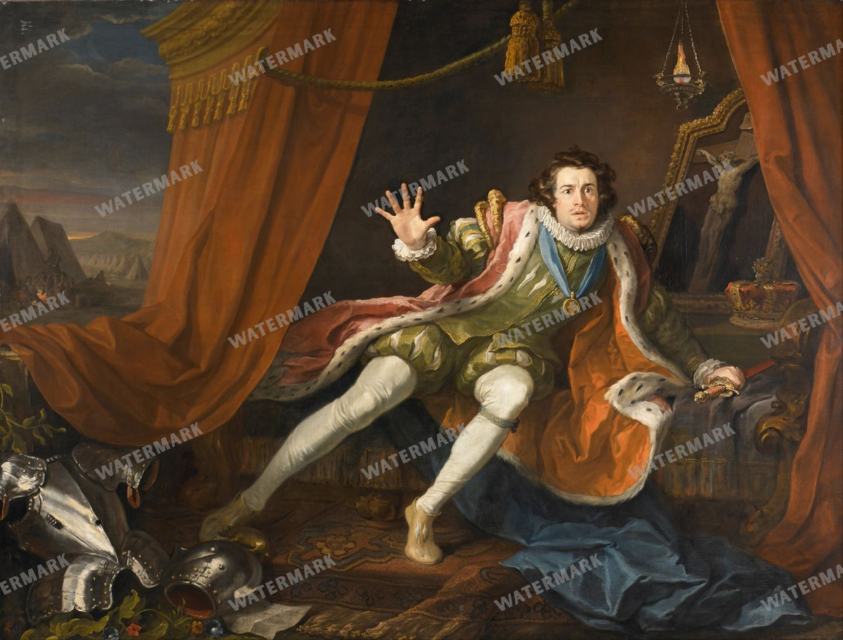 William Hogarth Vintage Paintings