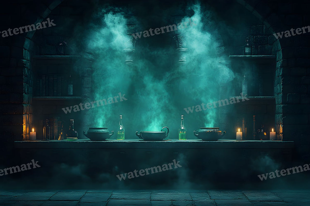 Witch Potion Room Backdrop Images