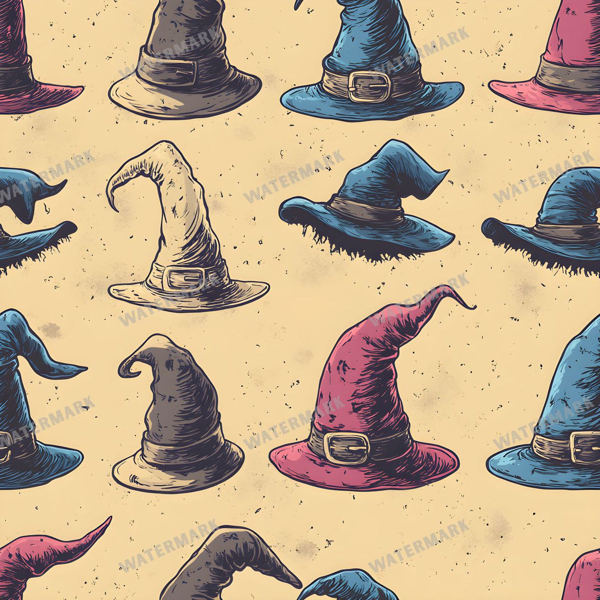 Witchcraft Seamless Pattern