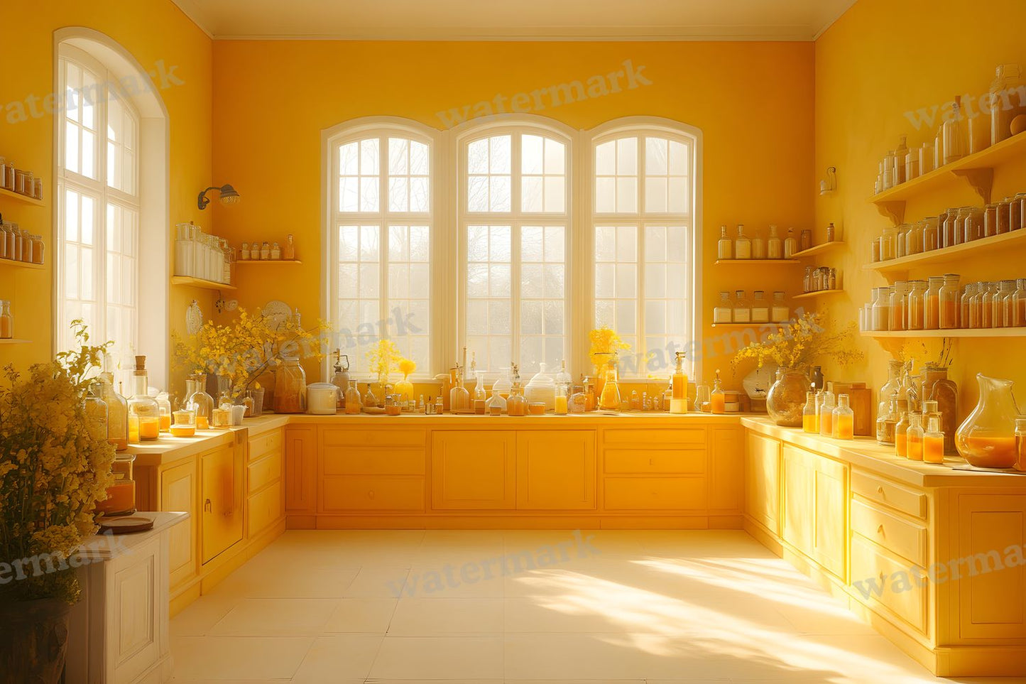 Witchs Apothecary Room Backdrop Images