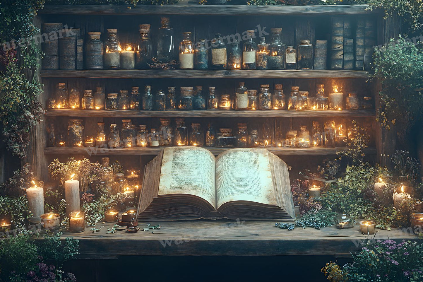 Witchs Apothecary Backdrop Images