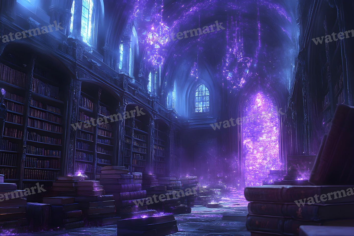 Wizards Library Backdrop Images