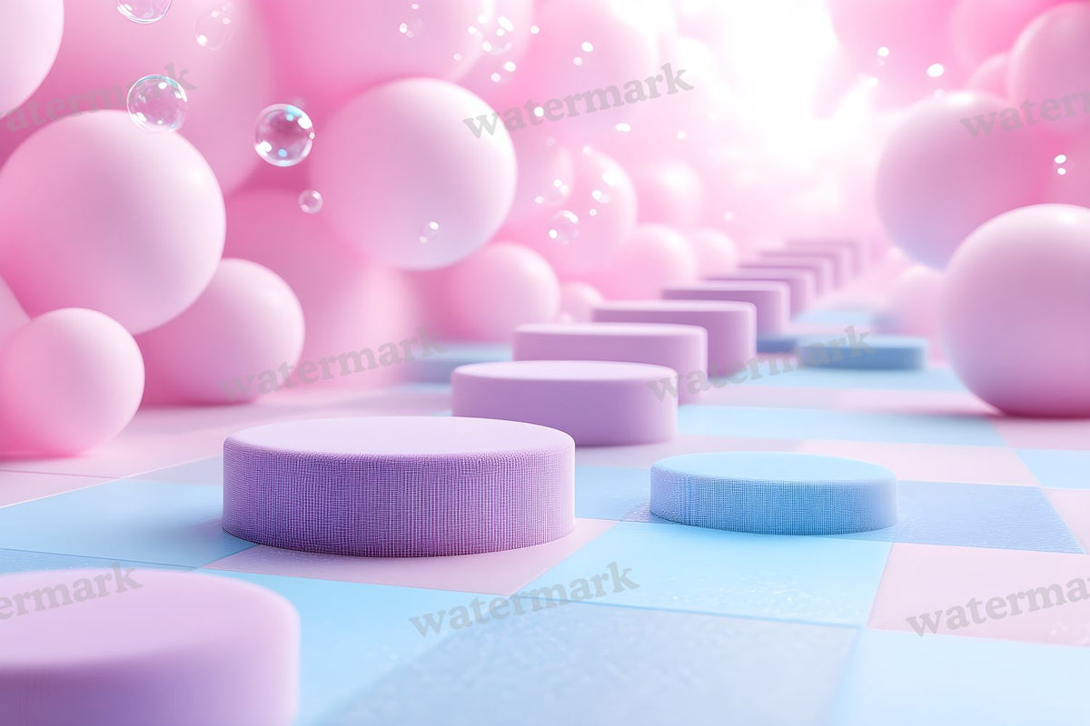 Wonderland Checkers Backdrop Images
